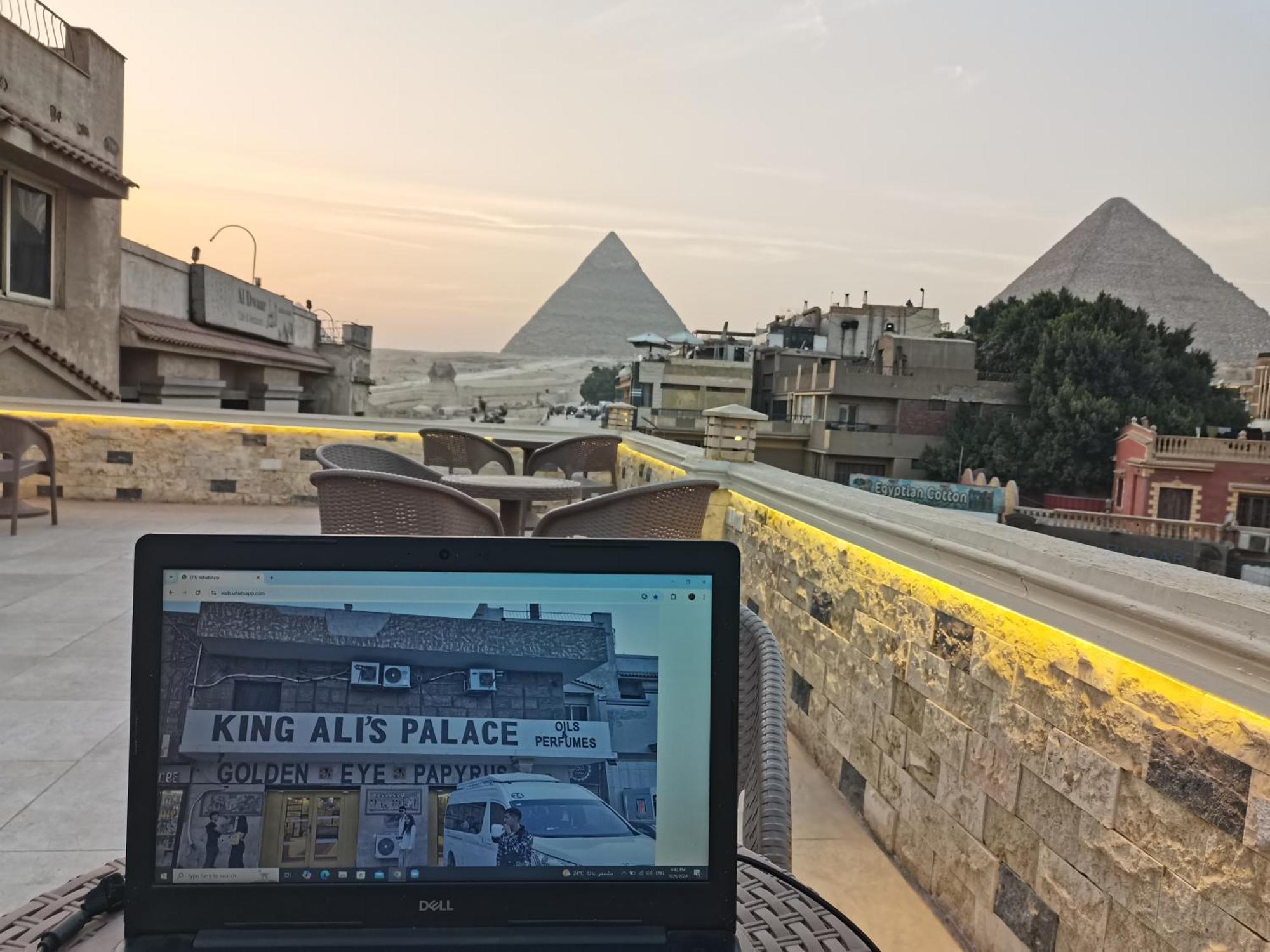 King Ali Pyramids View Inn Kafret el-Gabal Extérieur photo