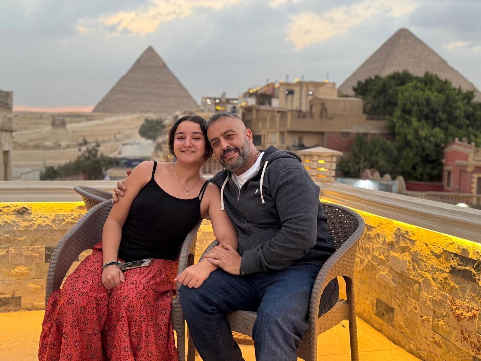 King Ali Pyramids View Inn Kafret el-Gabal Extérieur photo